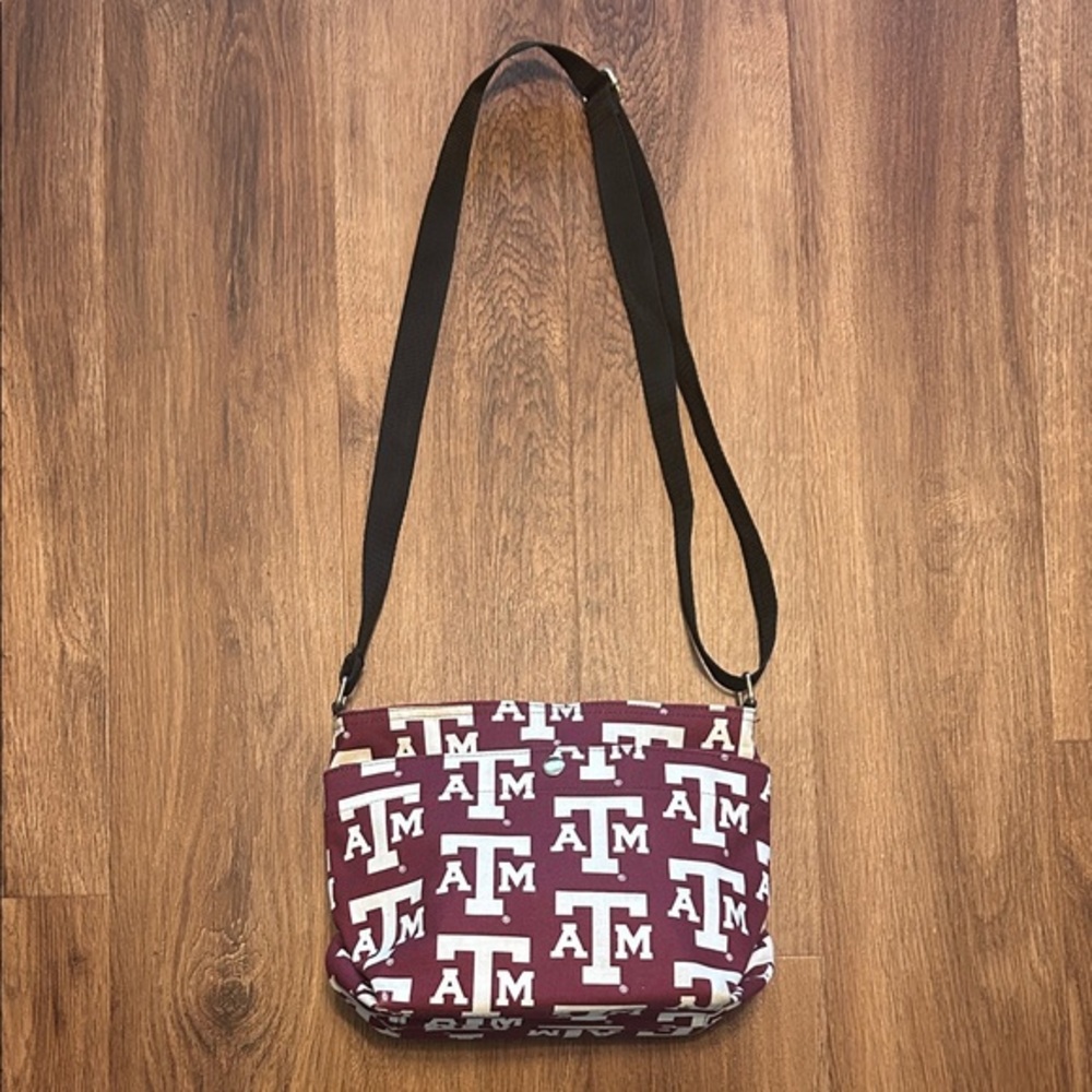 Texas A&M Aggie Maroon Sax Crossbody Bag